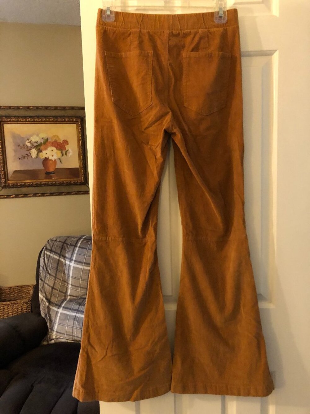 199G S BROWN BELLBOTTOM CORDUROY